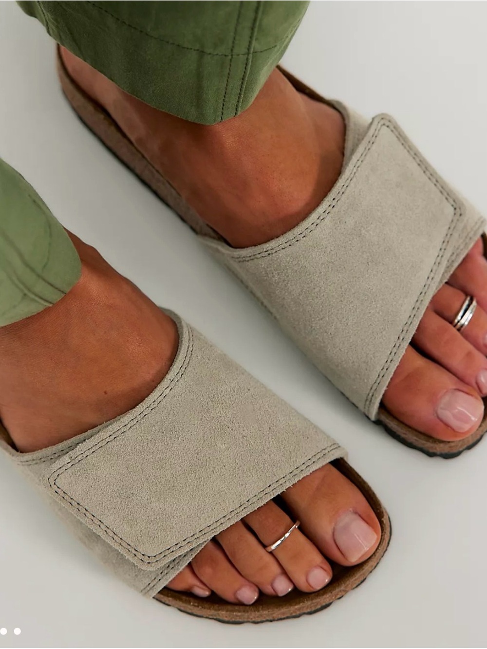 NWOB Birkenstock Sylt Slide Sandals in Oyster size 39 - Picture 8 of 8